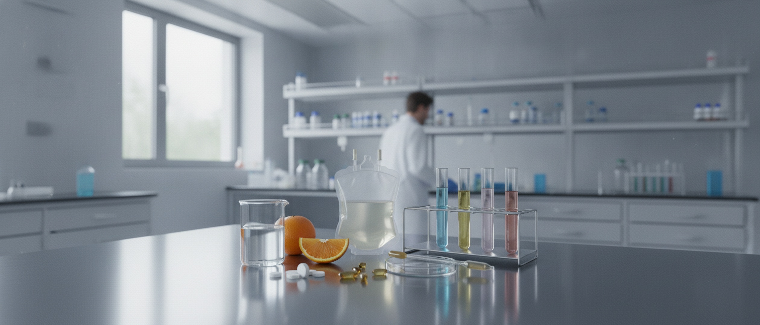Common seasonal IV ingredients — vitamin C, zinc, B-complex/B12, and glutathione — labeled with the honest evidence for each rather than immunity claims.